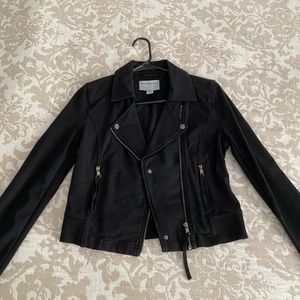 Anthropologie Marrakech Knit Moto Jacket